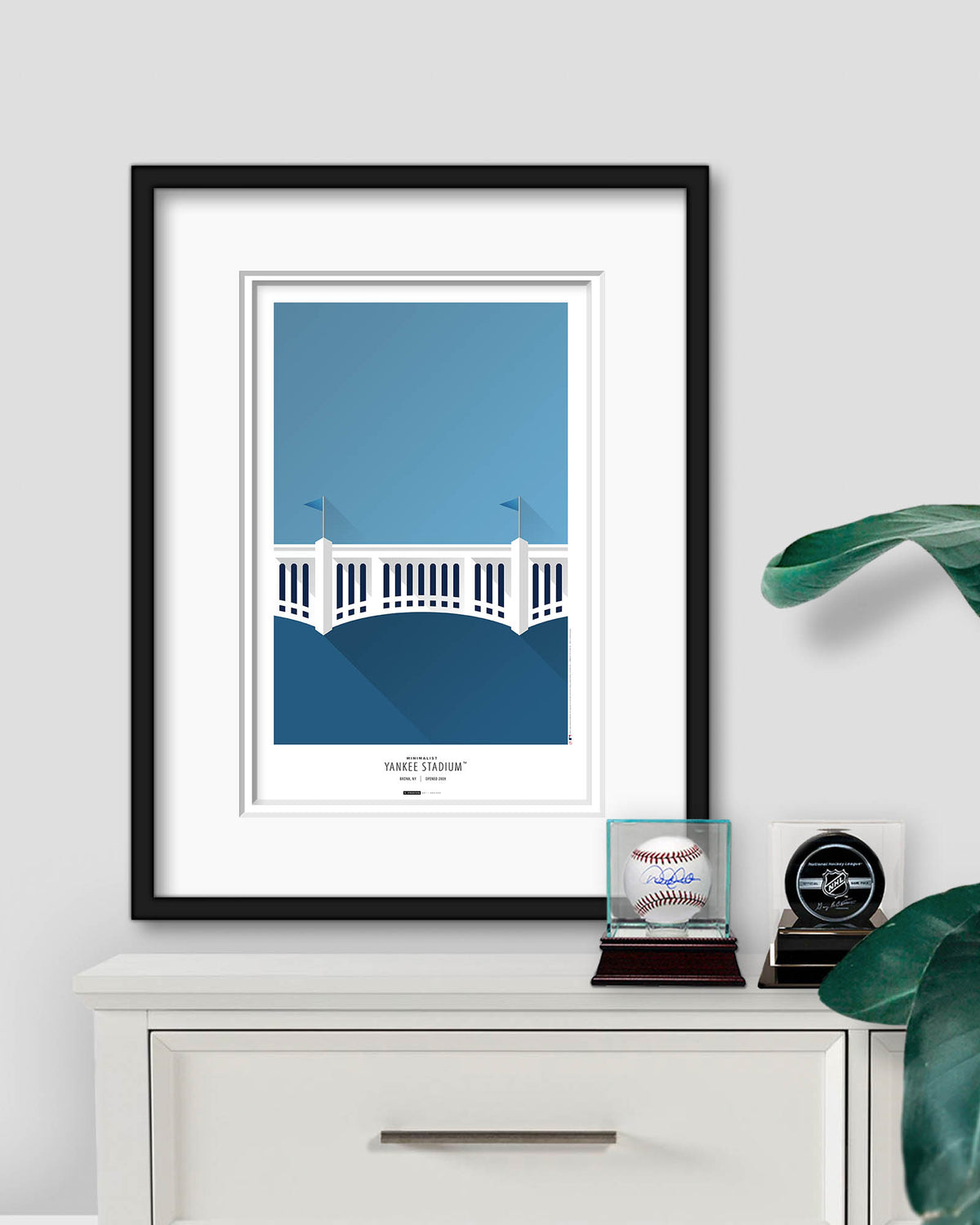 Minimalist Yankee Stadium Art Print