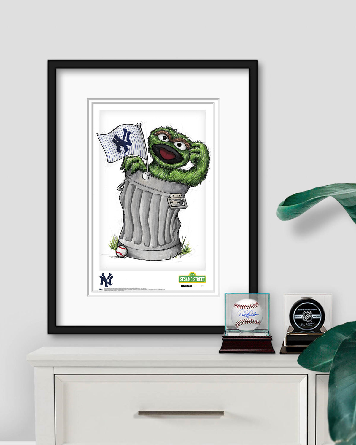 Oscar Rep Your Colours x MLB Yankees Limited Edition Art Print