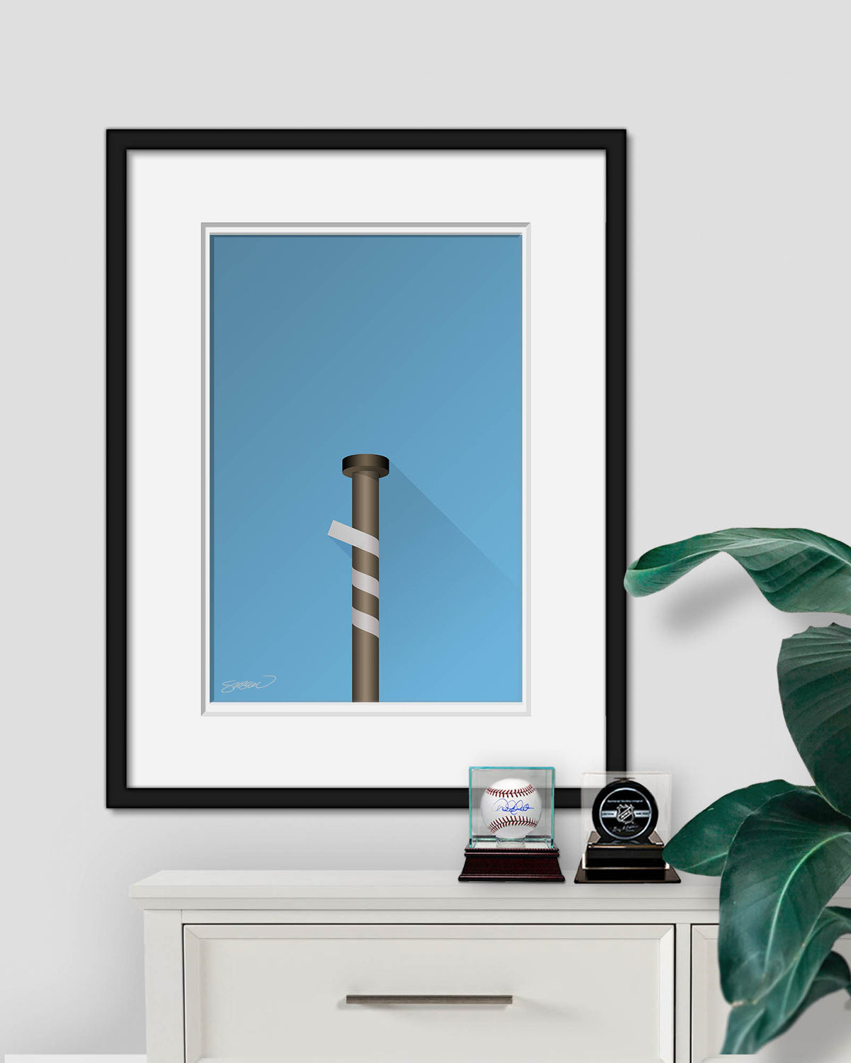 Minimalist Old Yankee Stadium (Louisville Bat)