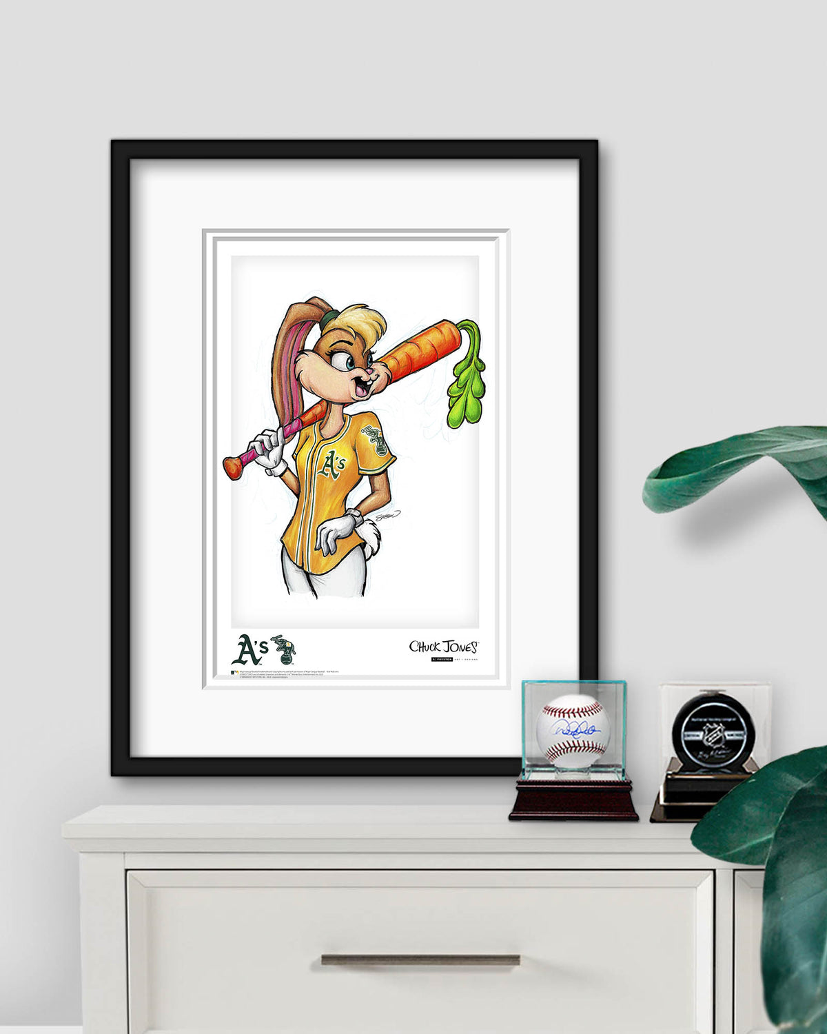 Lola Bunny x MLB Athletics Limited Edition Art Print