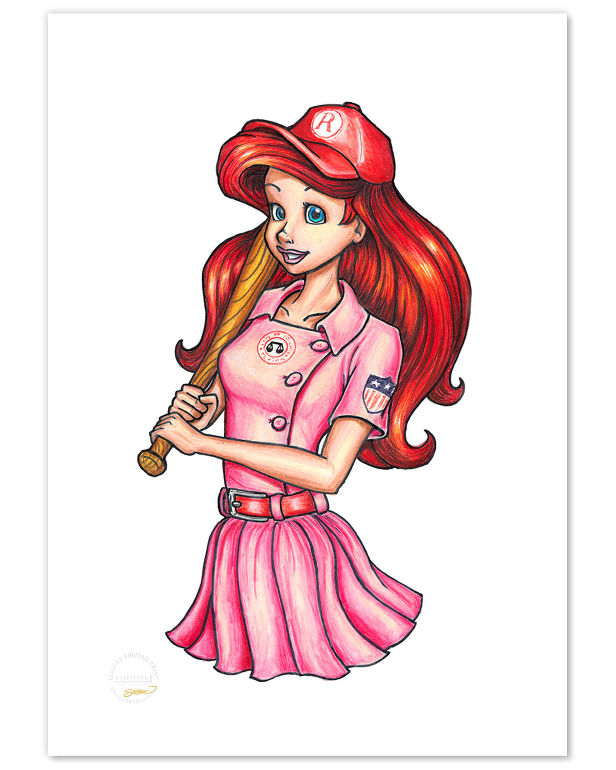 LOTO Peaches Ariel Fine Art Print