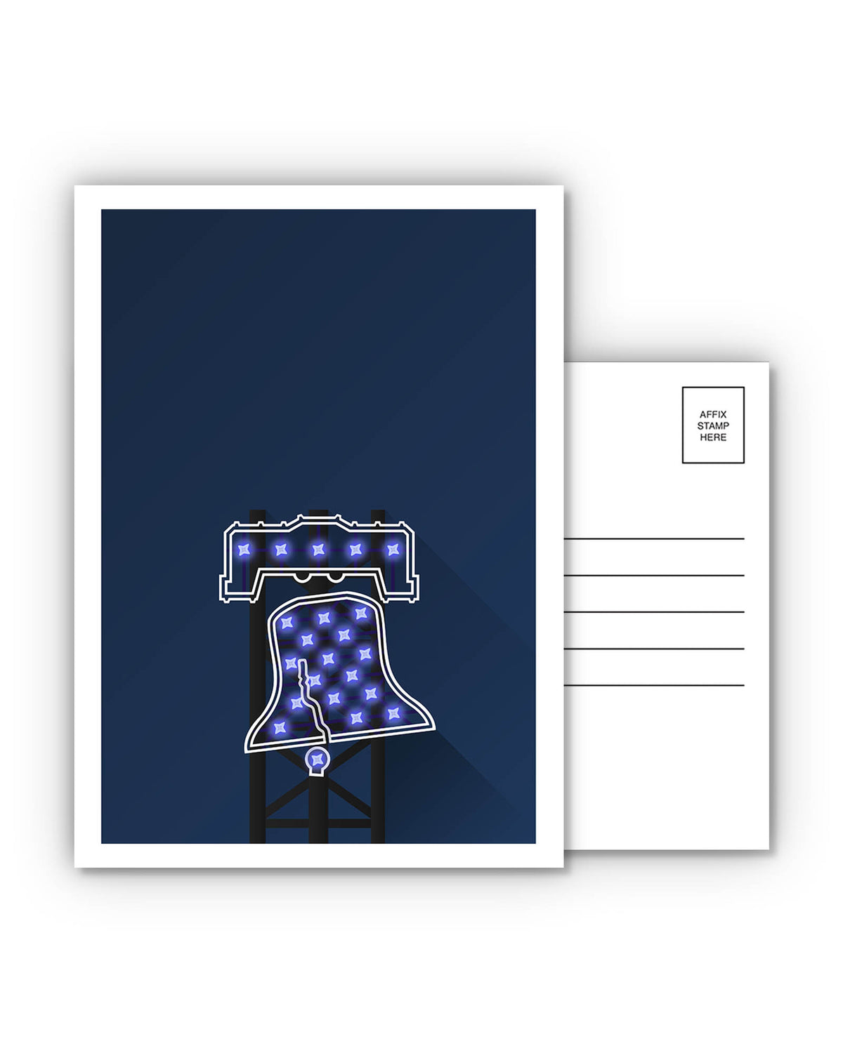 Minimalist Citizens Bank Park Postcard