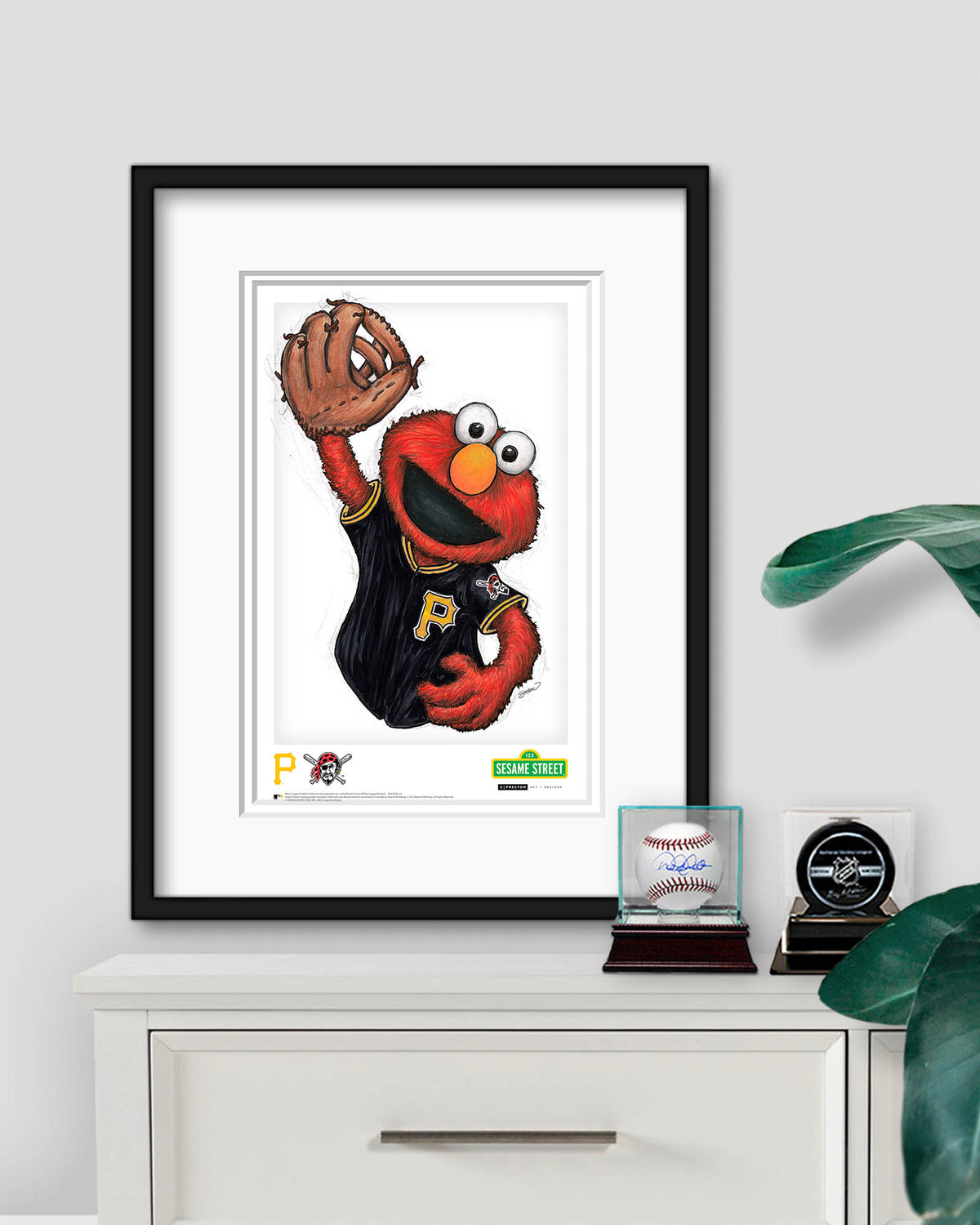 ELMO x MLB Pirates Limited Edition Art Print