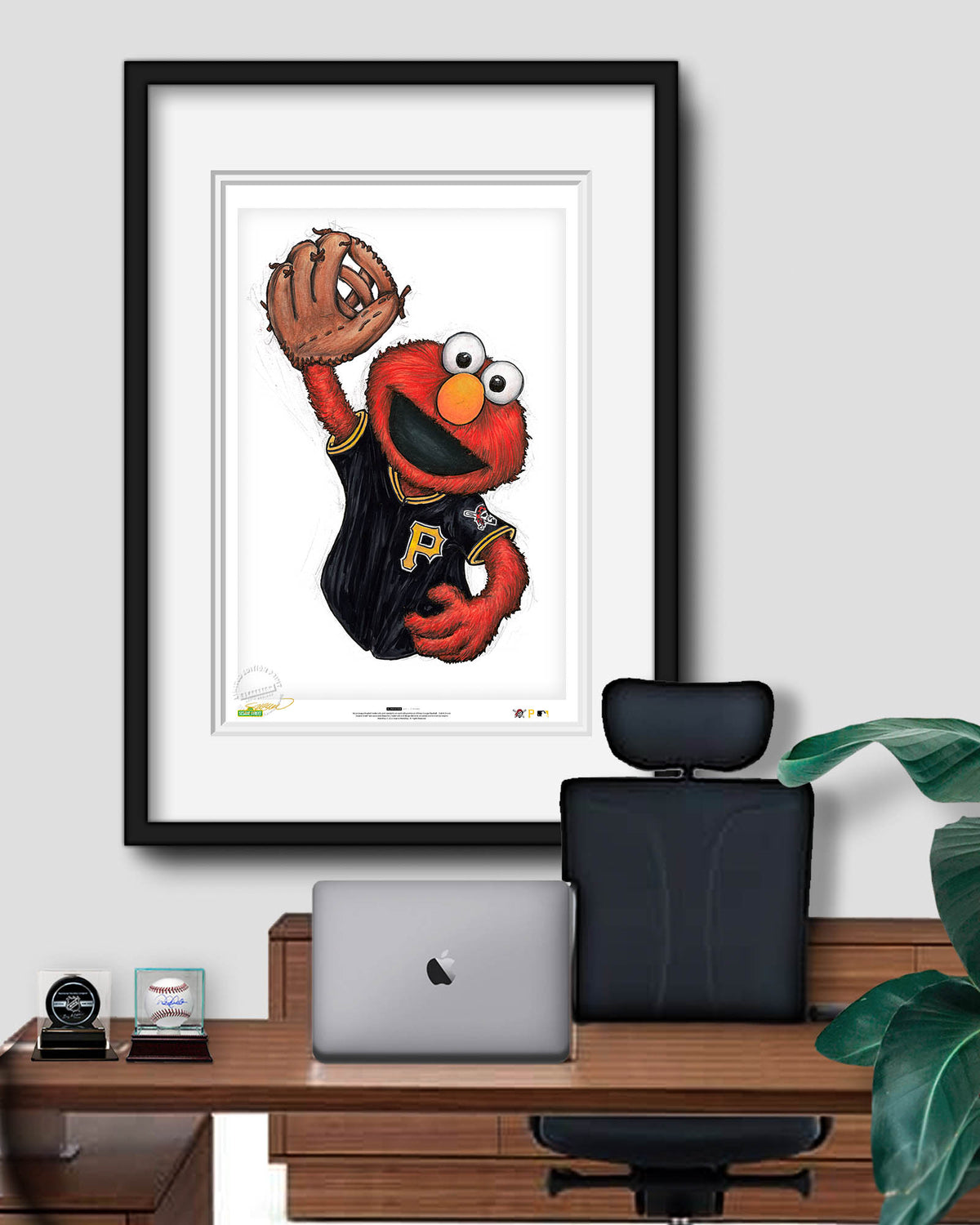 ELMO x MLB Pirates Limited Edition Fine Art Print