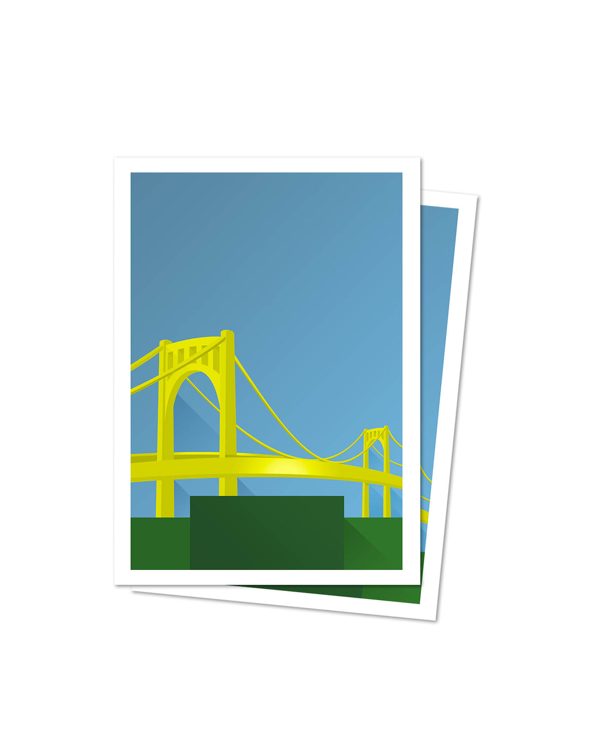Minimalist PNC Park Postcard