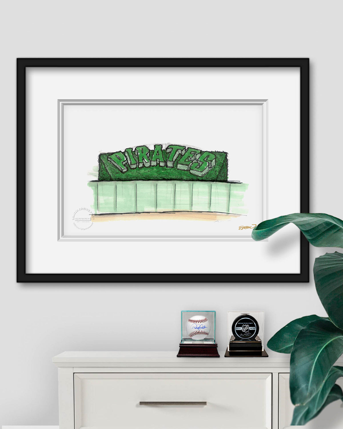 PNC Park Ink Sketch Limited Edition Fine Art Print
