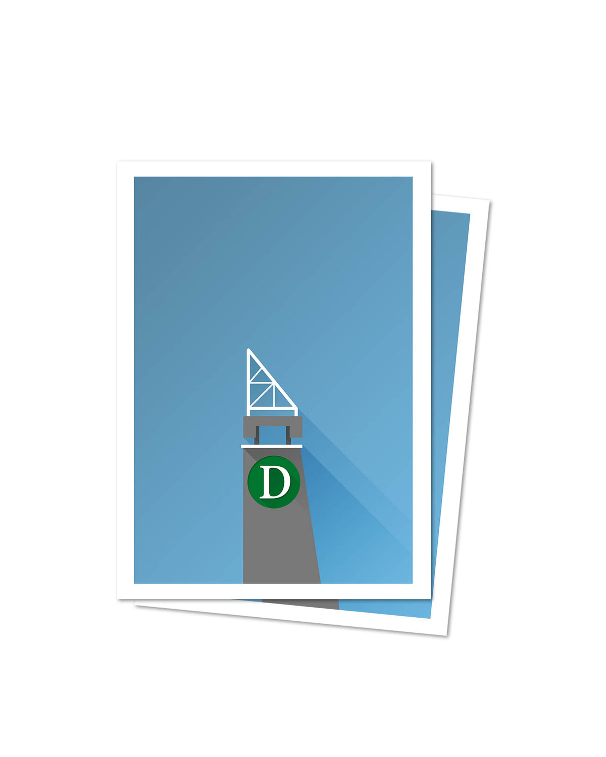 Minimalist Three Rivers Stadium Postcard