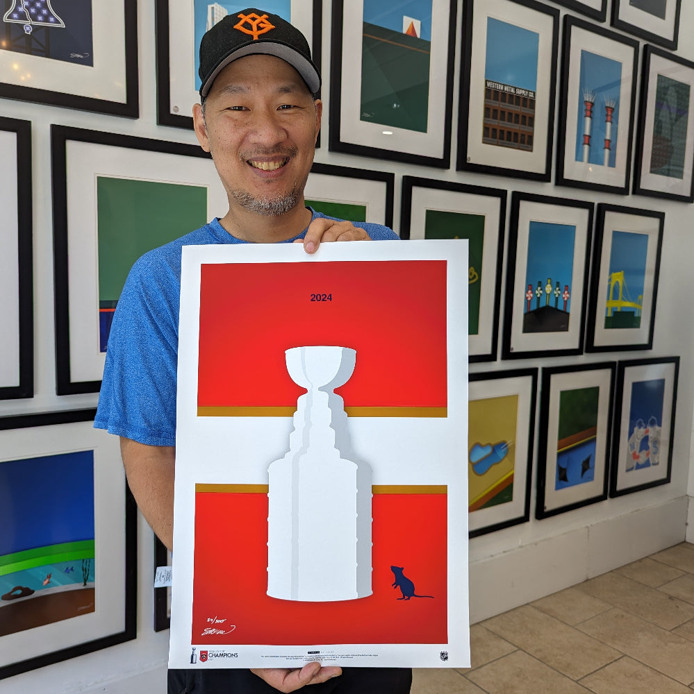 Minimalist Stanley Cup 2024 Florida Panthers Limited Ed. Art Print