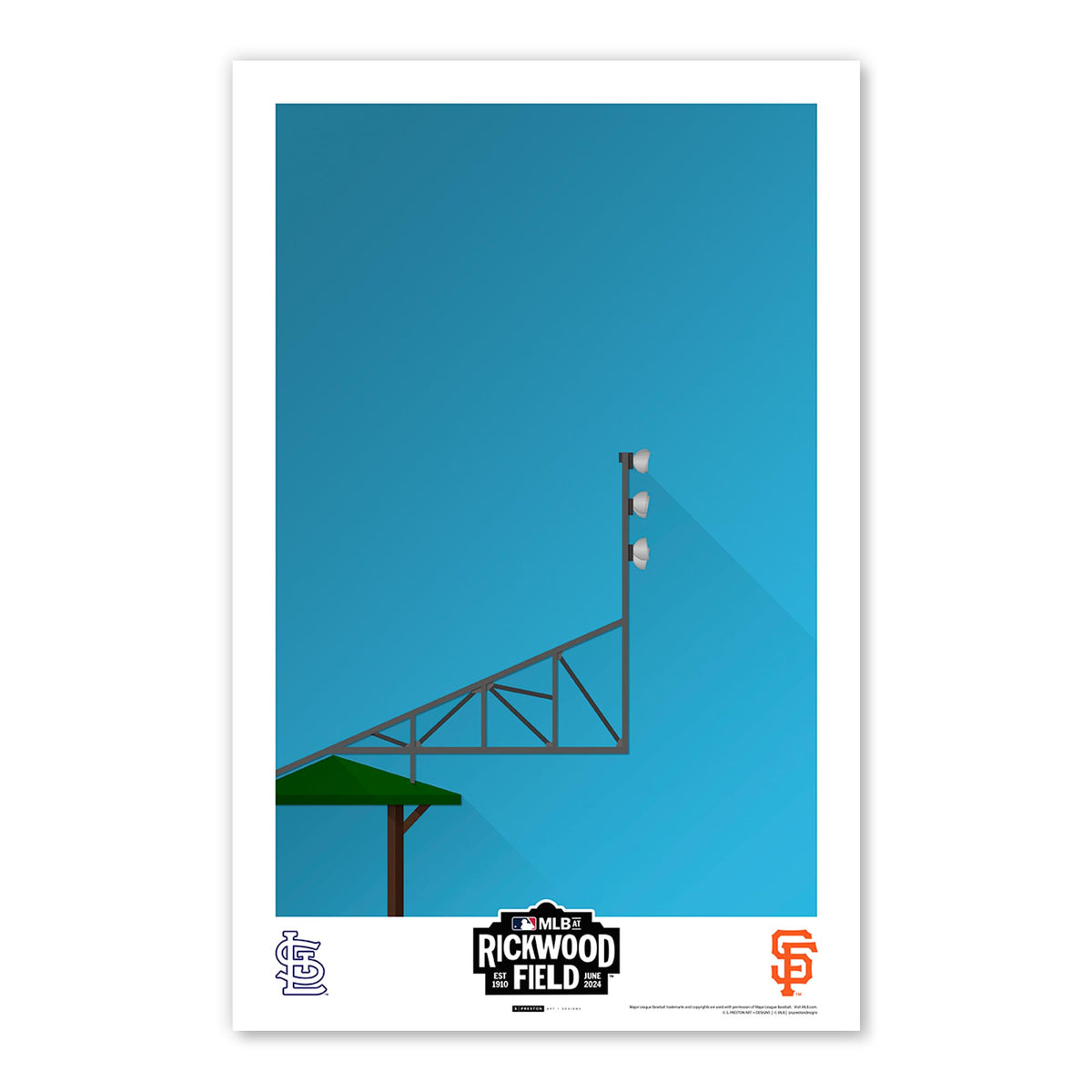 2024 MLB at Rickwood Field Limited Edition Art Prints