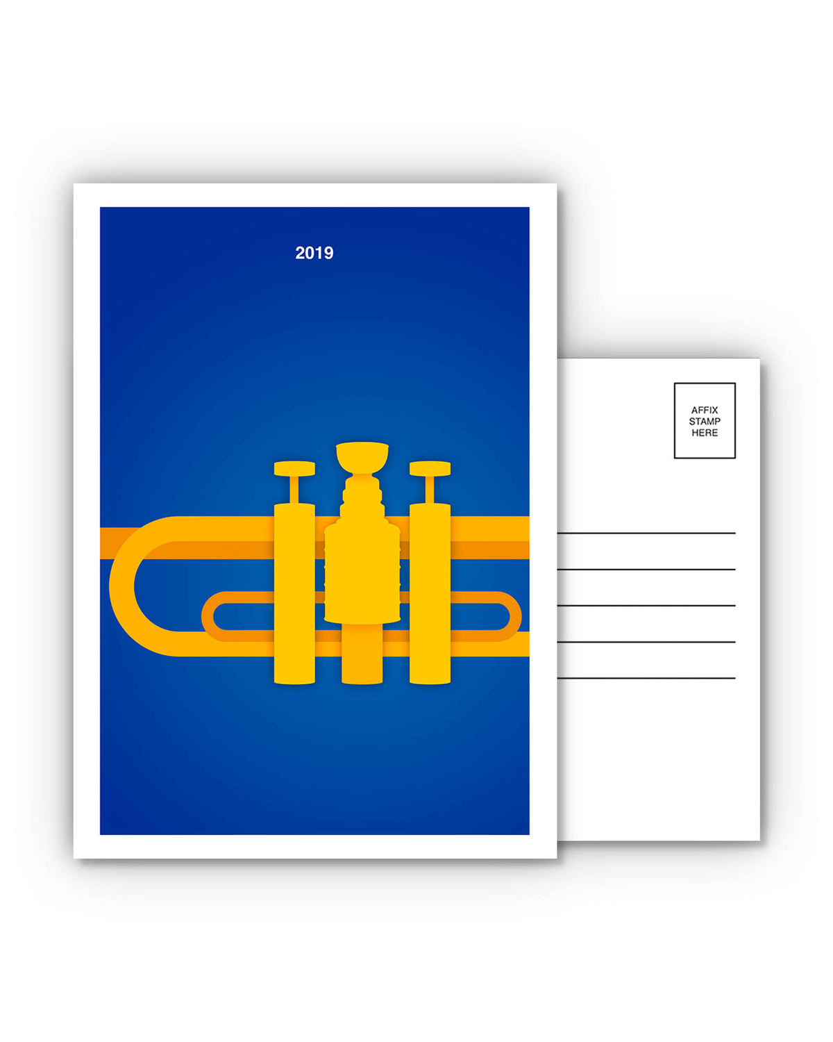 Minimalist Stanley Cup 2019 Postcard