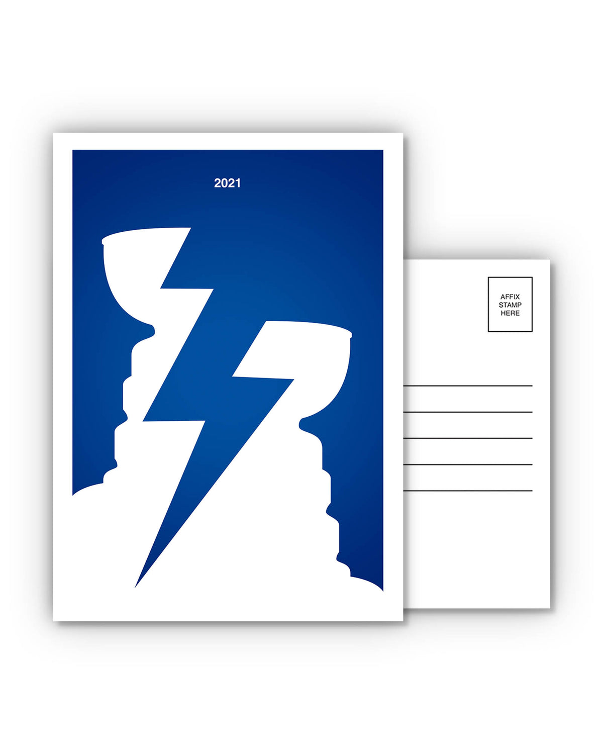 Minimalist Stanley Cup 2021 Postcard