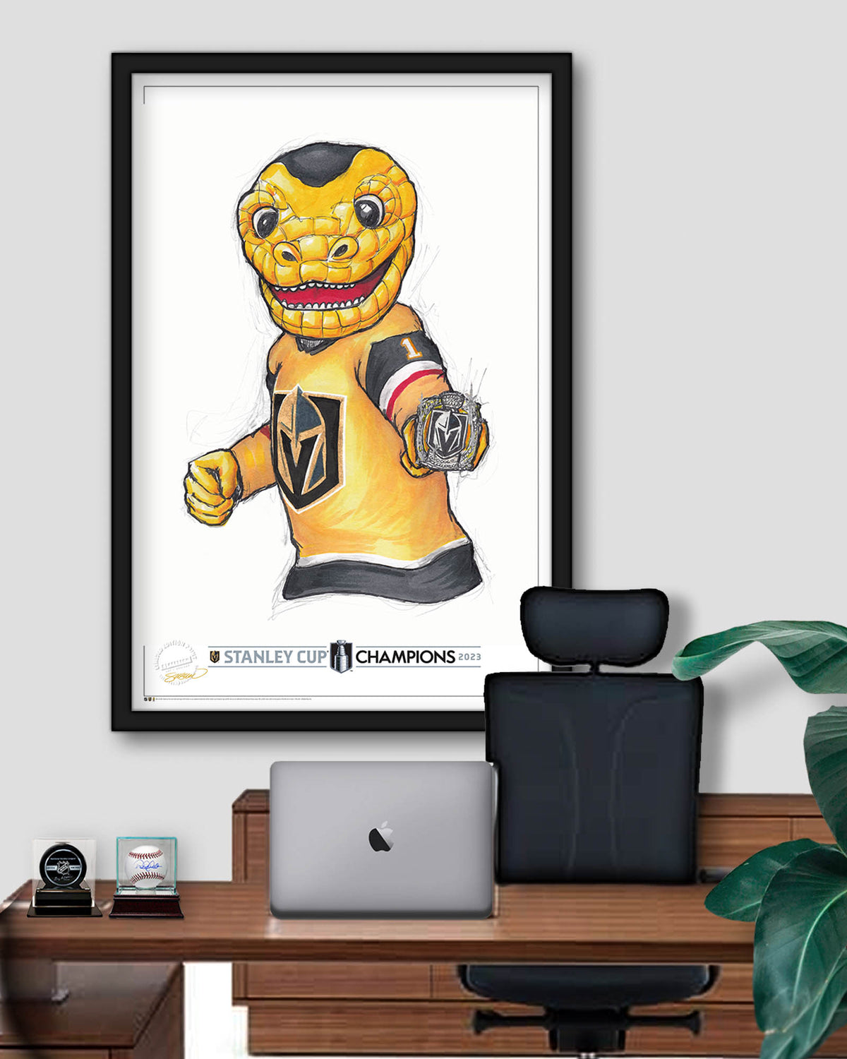 Chance 2023 Stanley Cup Champion Limited Edition Sketch