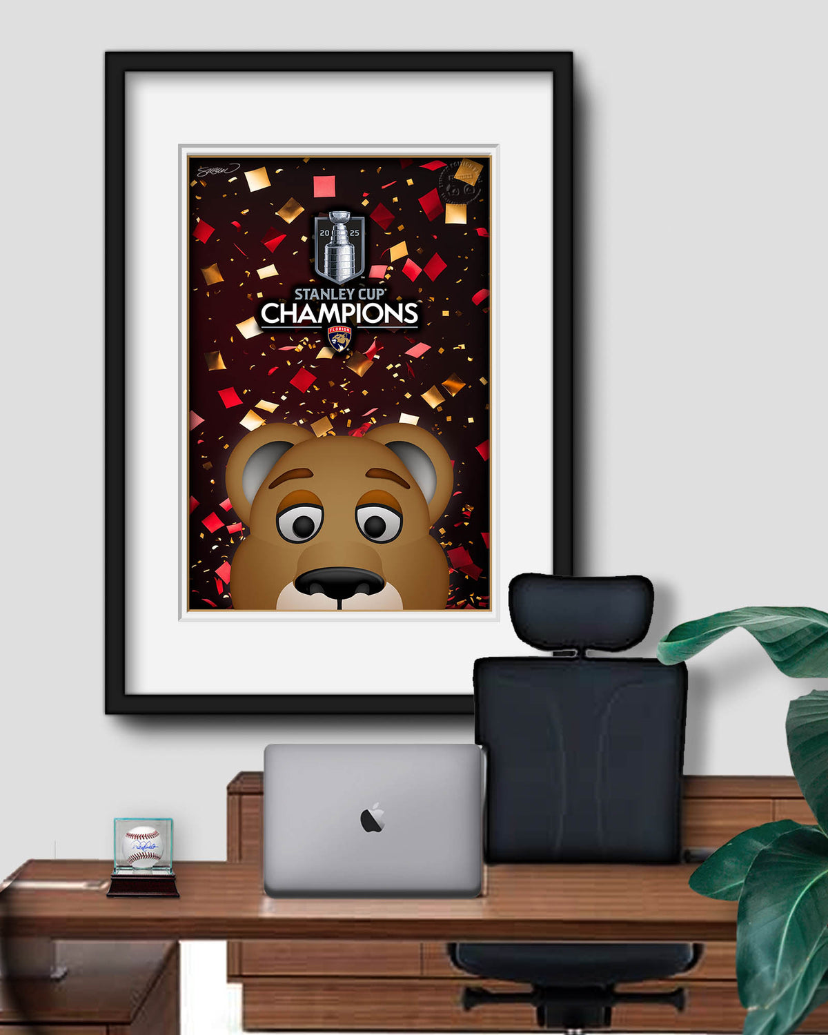 Minimalist Mascot Stanley Cup 2025 Limited Edition Art Print