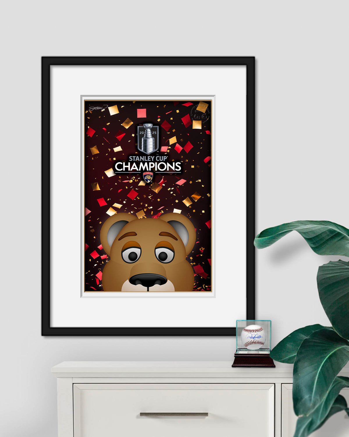 Minimalist Mascot Stanley Cup 2025 Limited Edition Art Print
