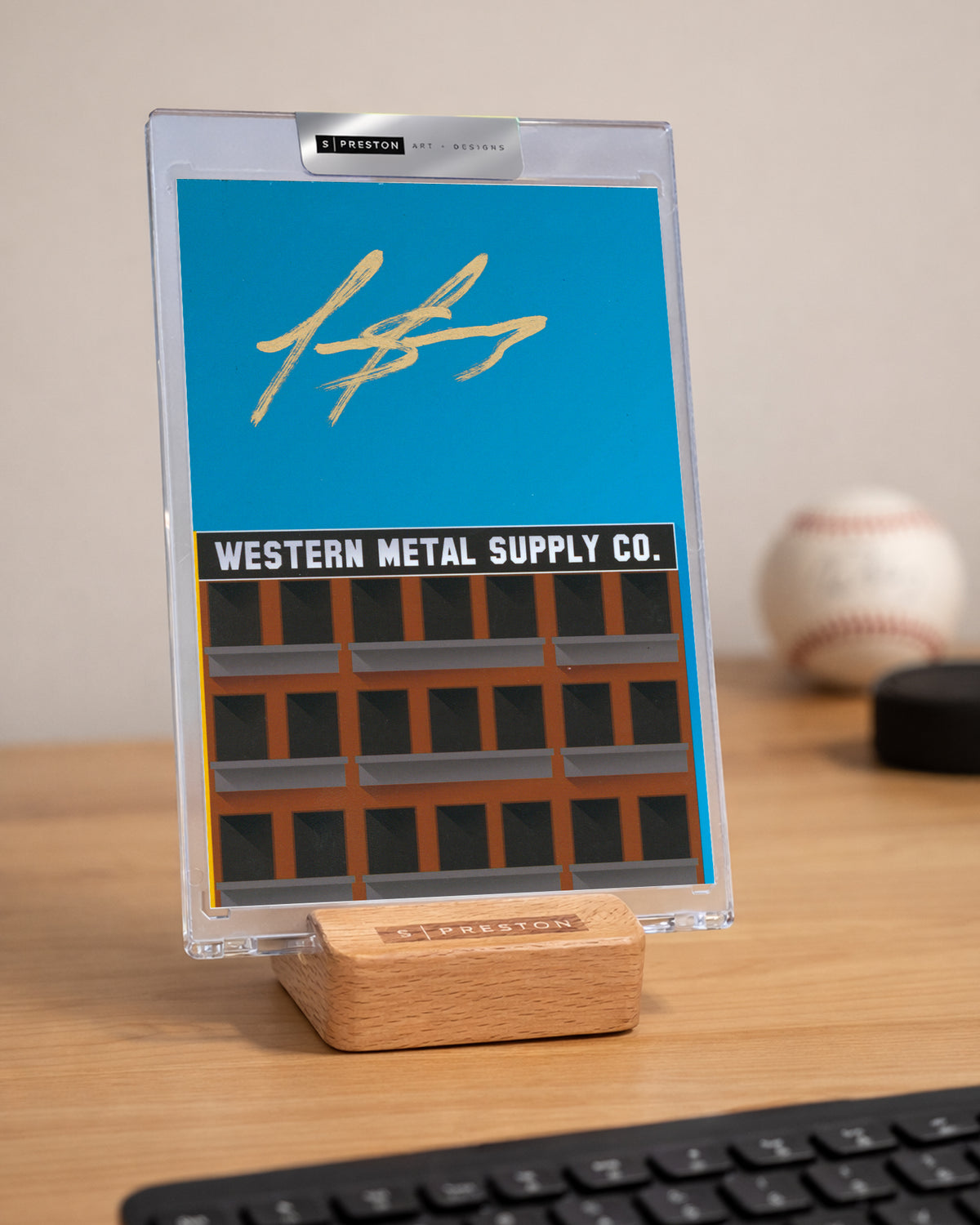 Minimalist Petco Park -Luis Arraez Autograph Slab - Authenticated