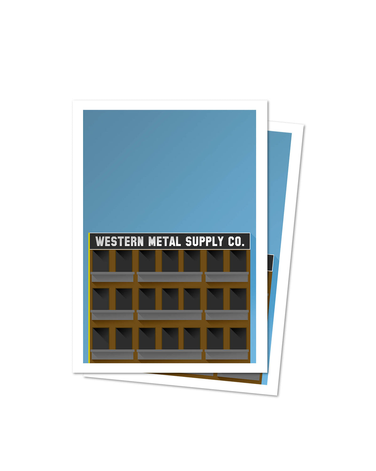 Minimalist Petco Park Postcard