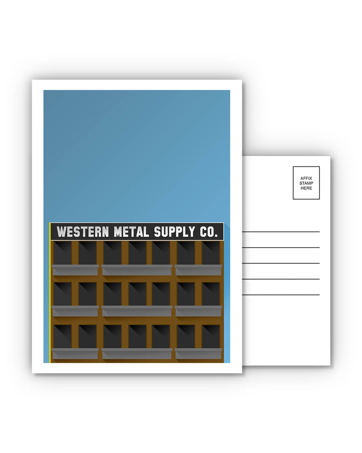 Minimalist Petco Park Postcard