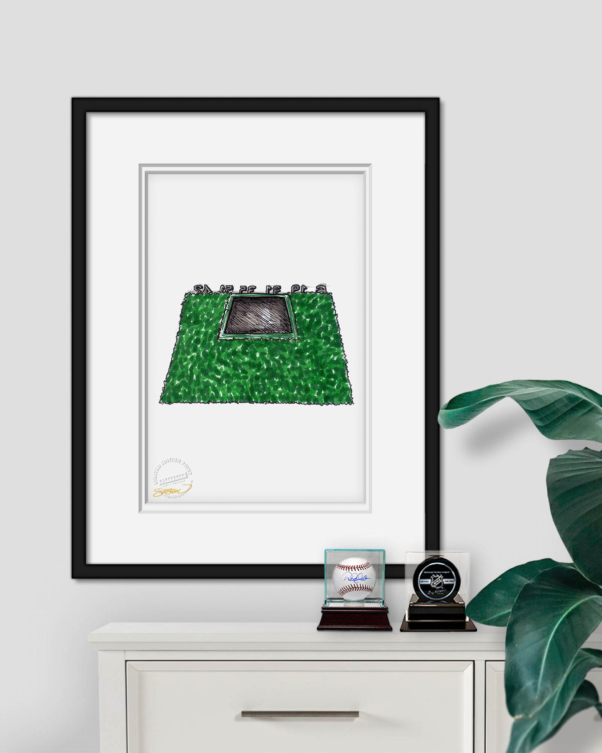 Petco Park Ink Sketch Limited Edition Fine Art Print