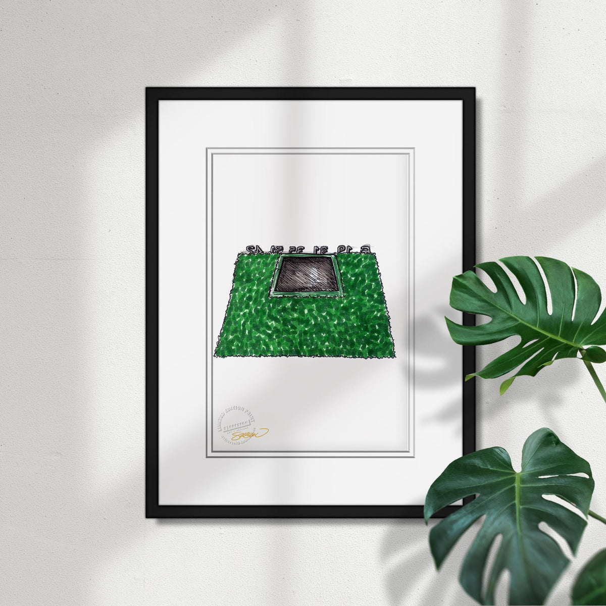 Petco Park Ink Sketch Limited Edition Fine Art Print