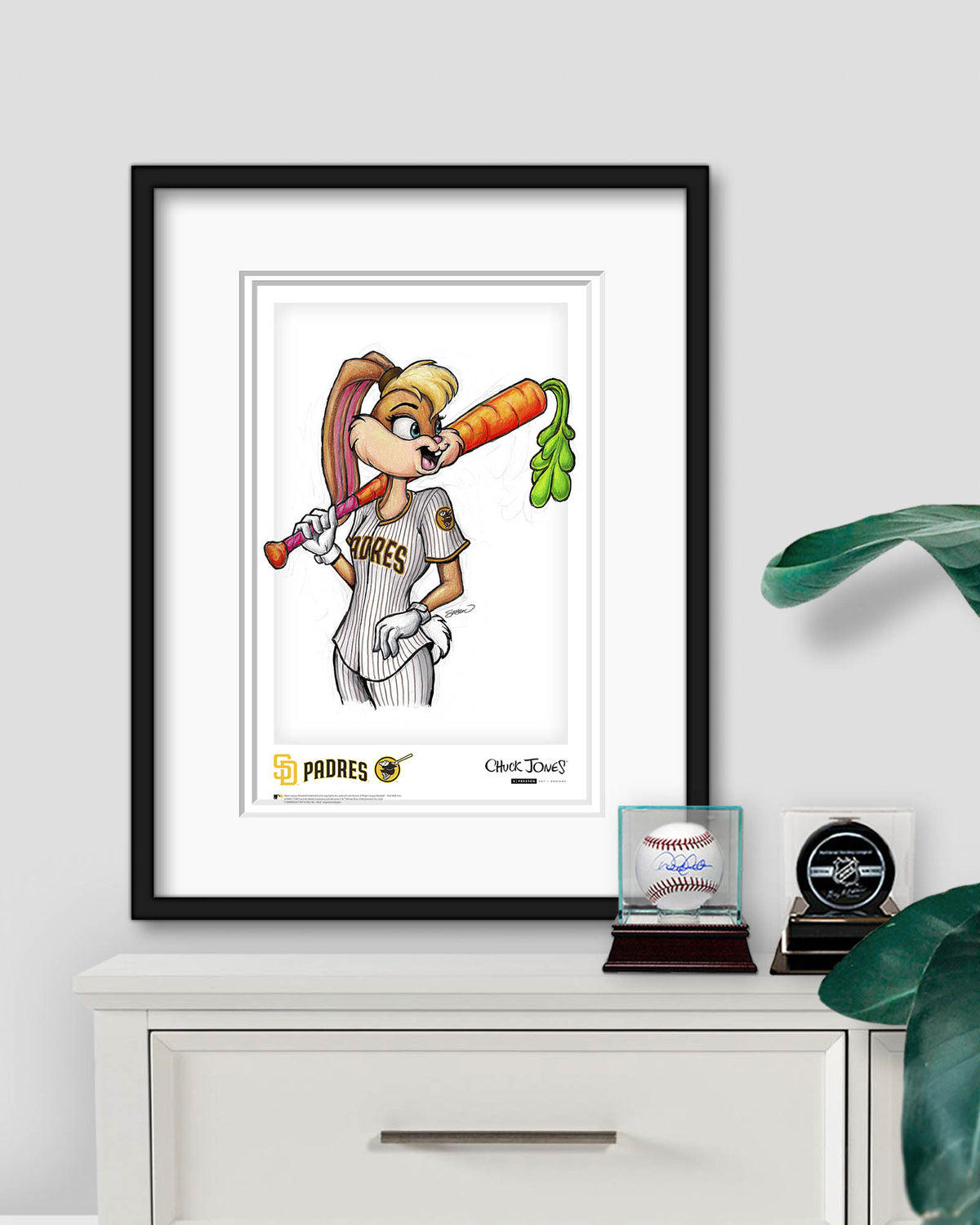Lola Bunny x MLB Padres Limited Edition Art Print