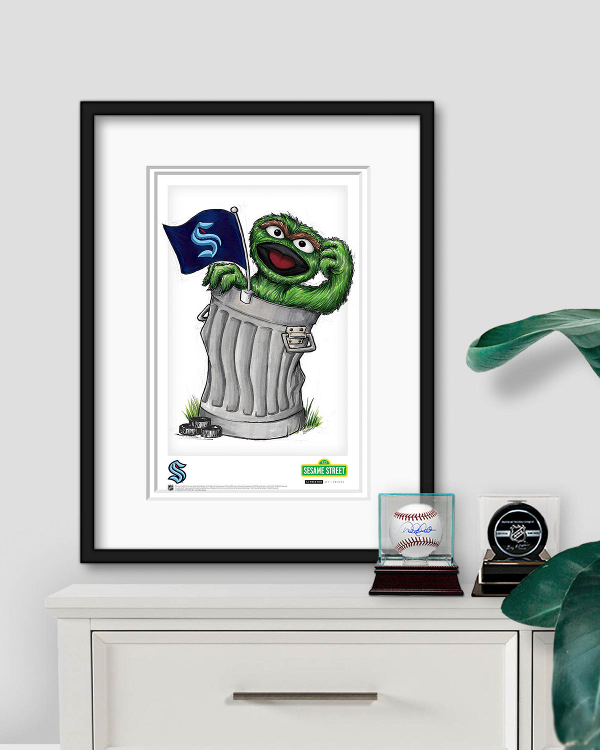 Oscar Rep Your Colours x NHL Kraken Limited Edition Art Print