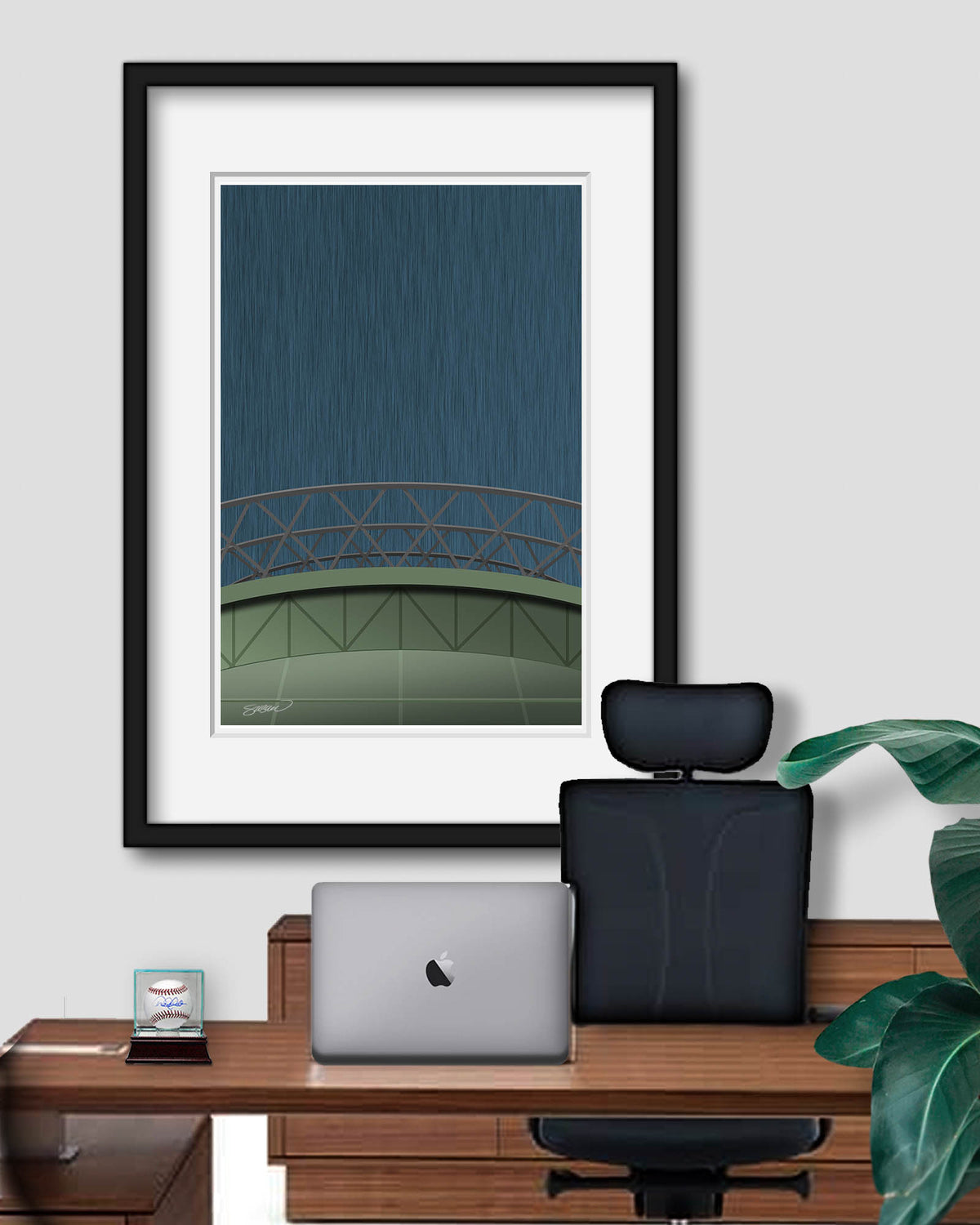 Minimalist T-Mobile Park Art Print