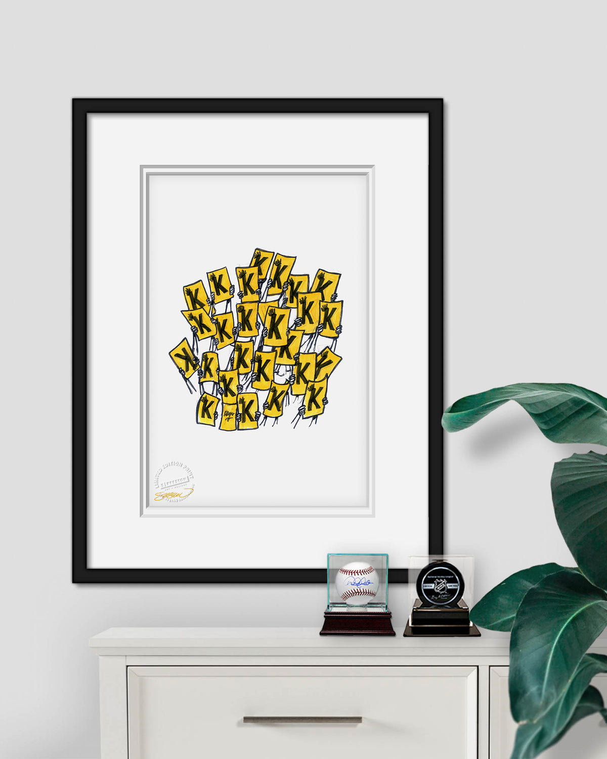 T-Mobile Park Ink Sketch Limited Edition Fine Art Print