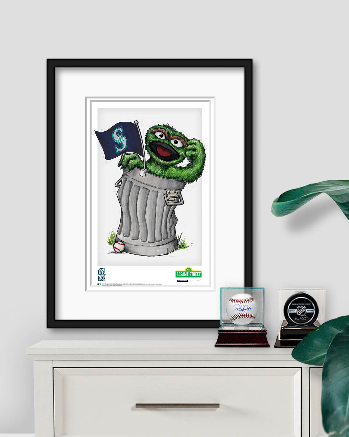 Oscar Rep Your Colours x MLB Mariners Limited Edition Art Print