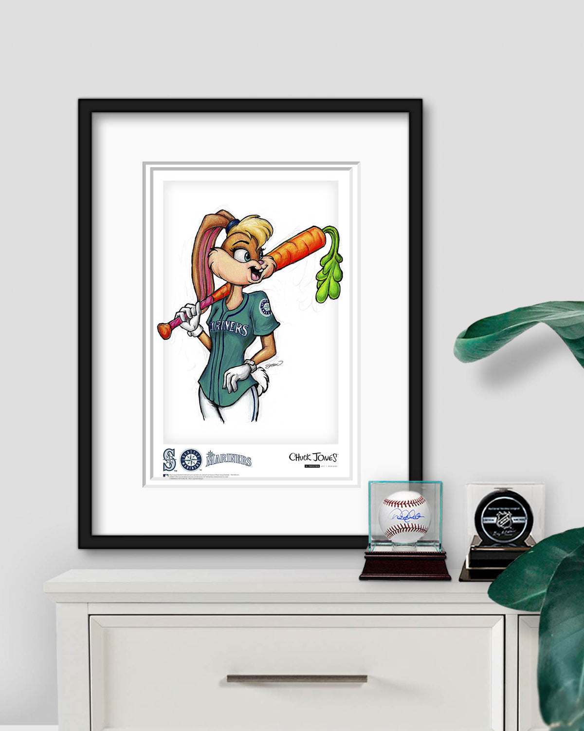 Lola Bunny x MLB Mariners Limited Edition Art Print