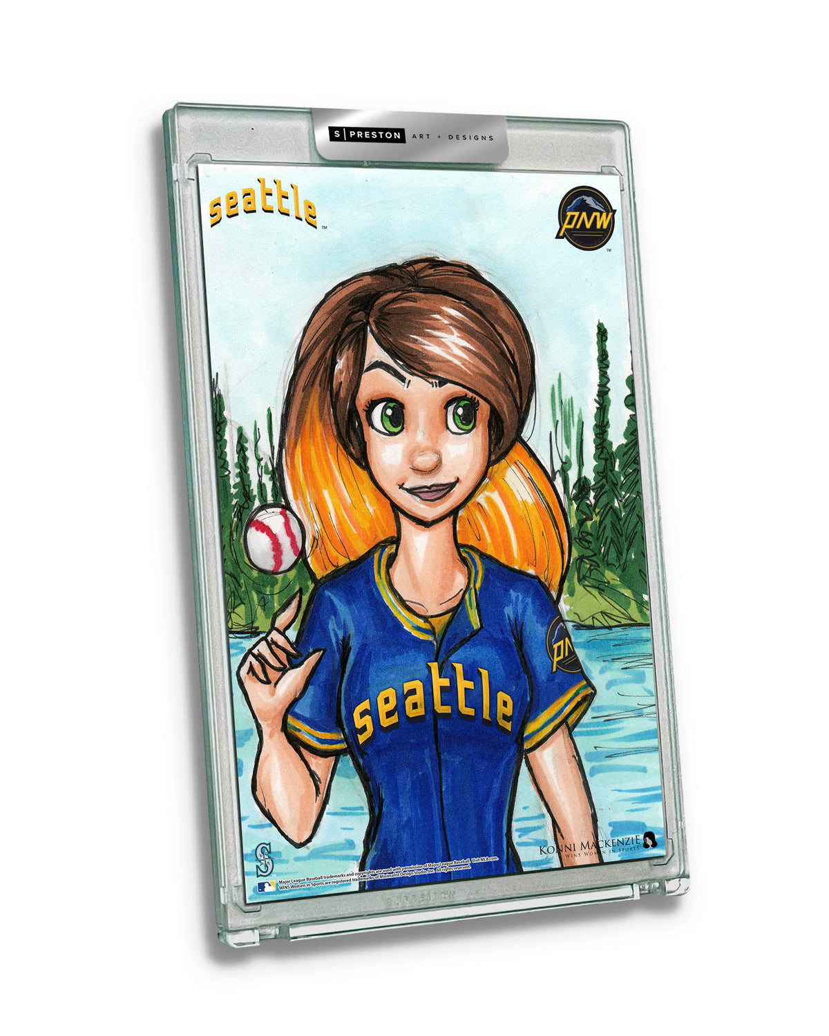 WinS® Seattle Mariners City Connect - Konni Mackenzie Art Card Slab