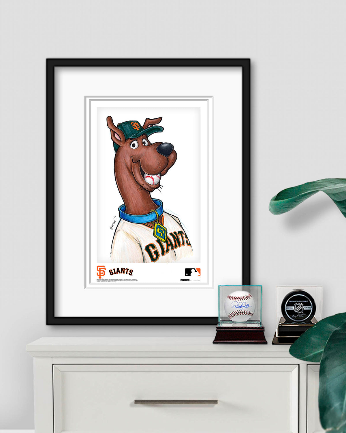 Scooby Doo x MLB Giants Limited Edition Art Print
