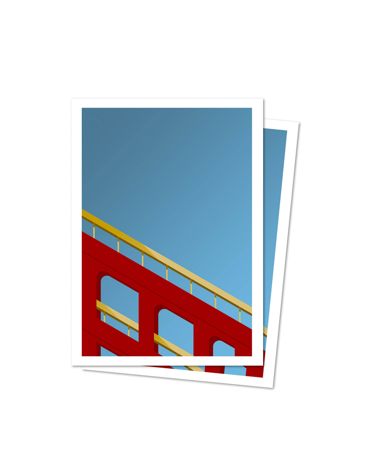 Minimalist Candlestick Park Postcard