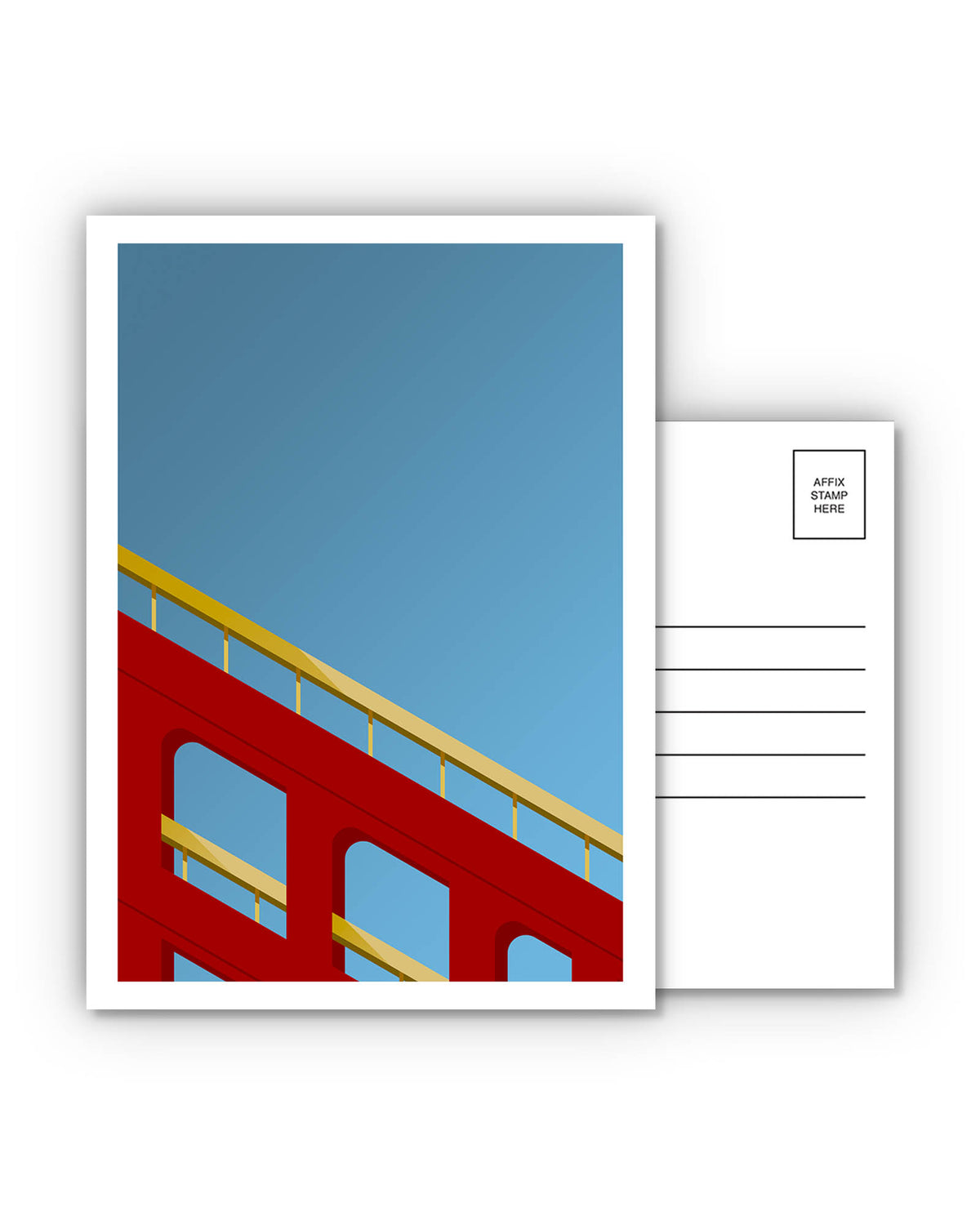 Minimalist Candlestick Park Postcard