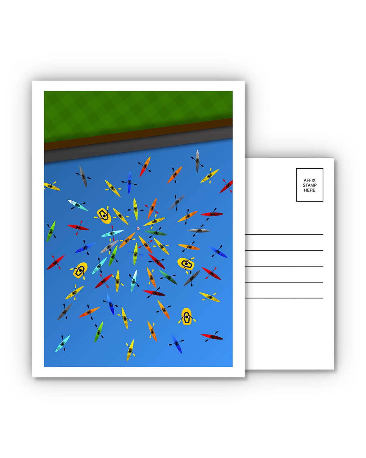Minimalist Oracle Park Postcard (McCovey Cove)