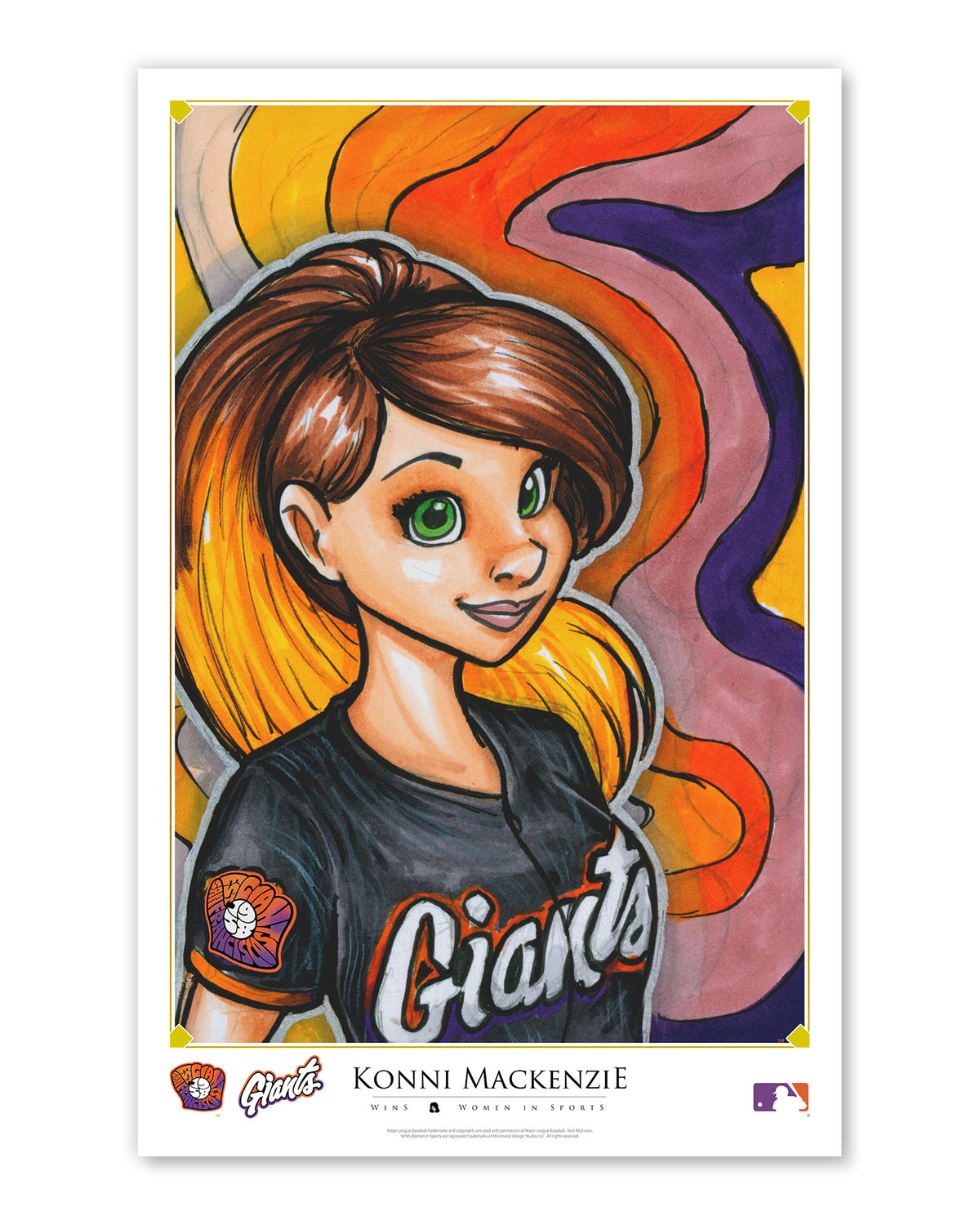 WinS® San Francisco Giants City Connect - Konni Mackenzie Poster Print