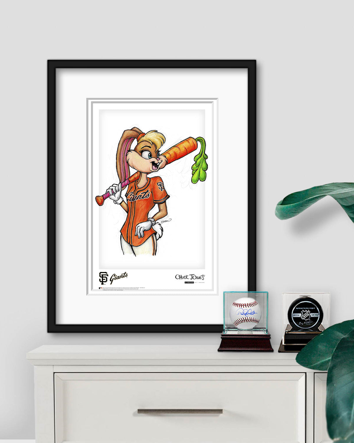 Lola Bunny x MLB Giants Limited Edition Art Print