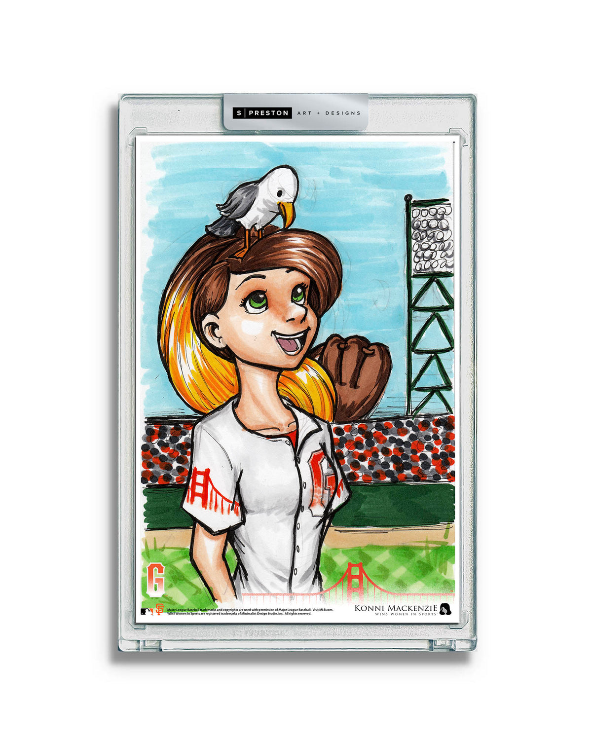 WinS® San Francisco Giants City Connect - Konni Mackenzie Art Card Slab