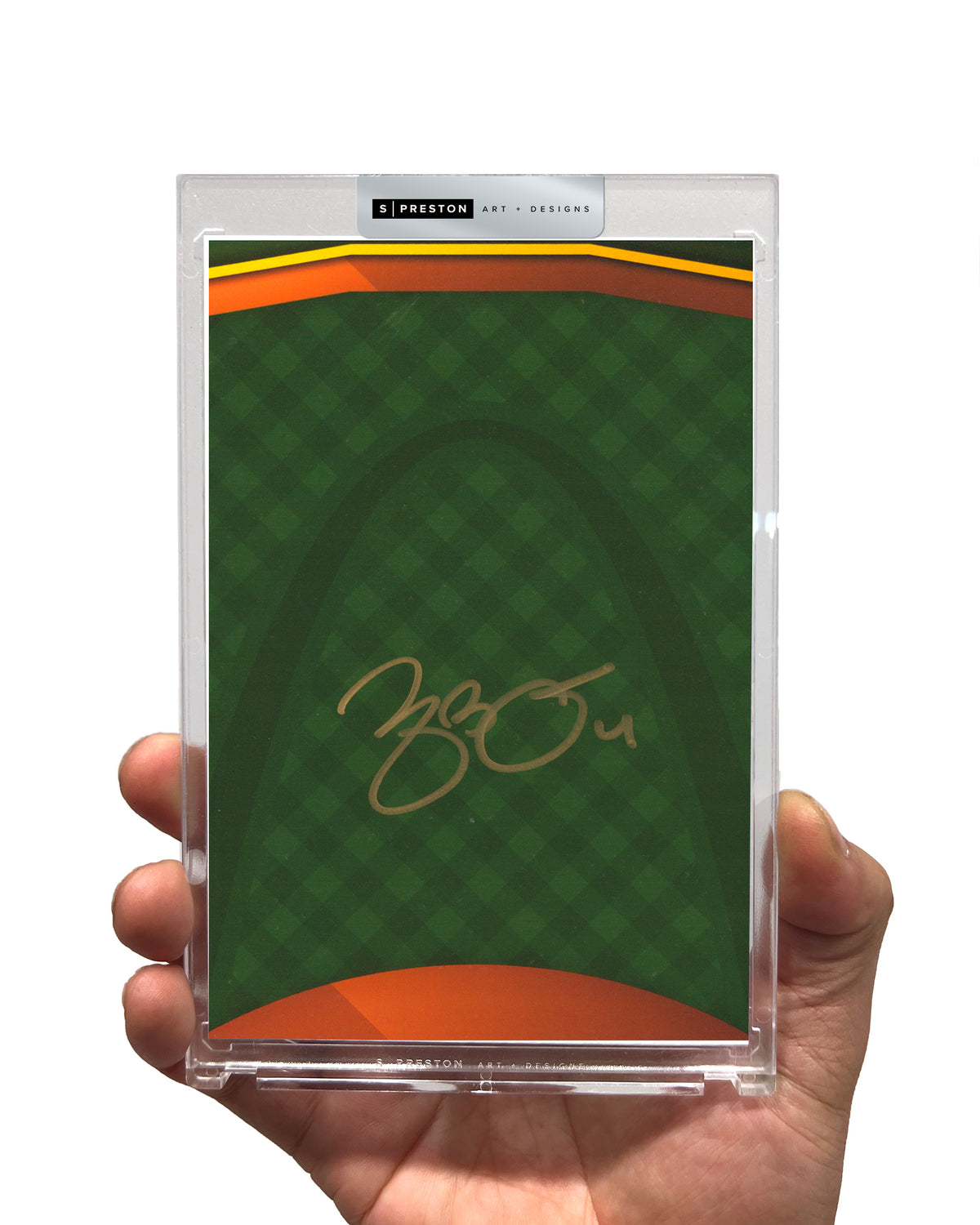 Minimalist Busch Stadium  - Yadier Molina Autograph Slab - Authenticated