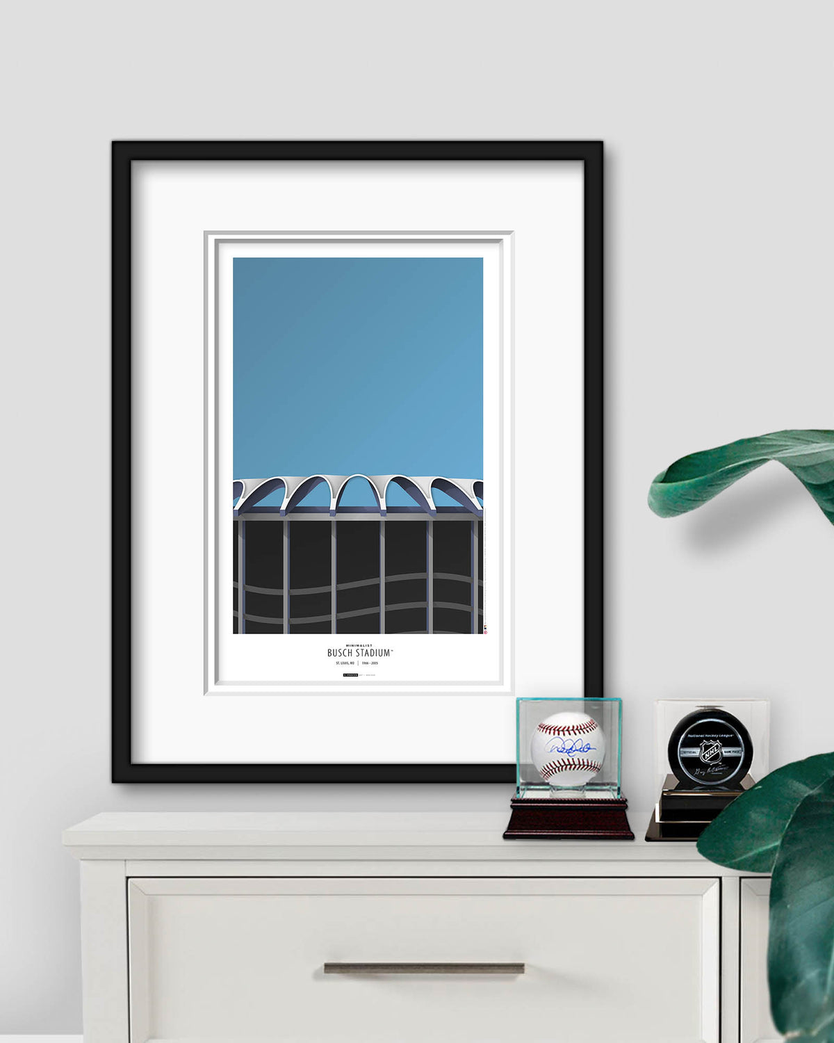 Minimalist Busch II Stadium