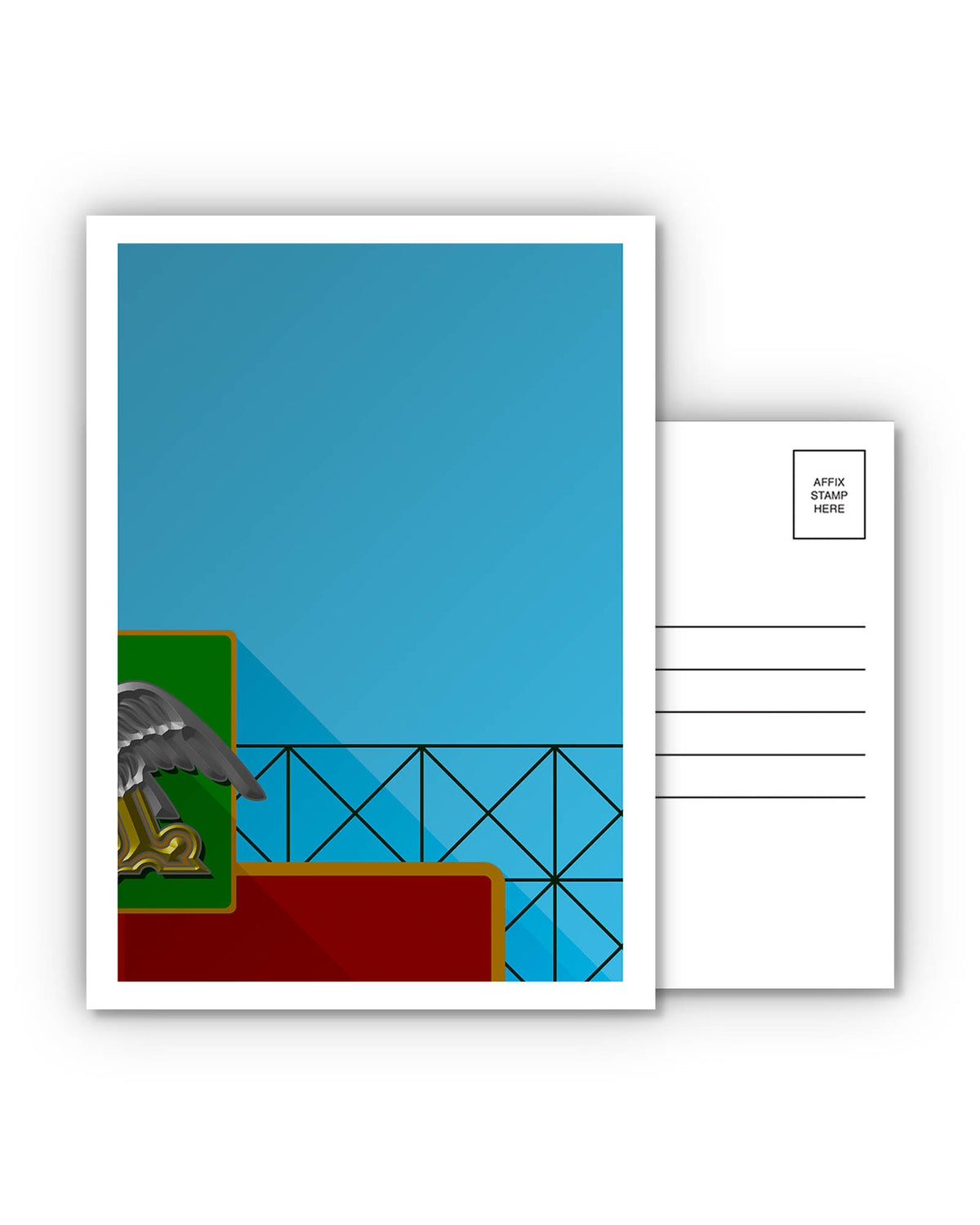 Minimalist Sportsman's Park Postcard