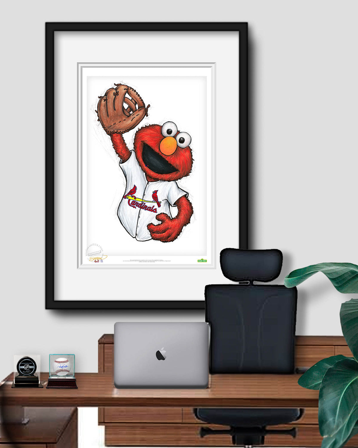 ELMO x MLB Cardinals Limited Edition Fine Art Print