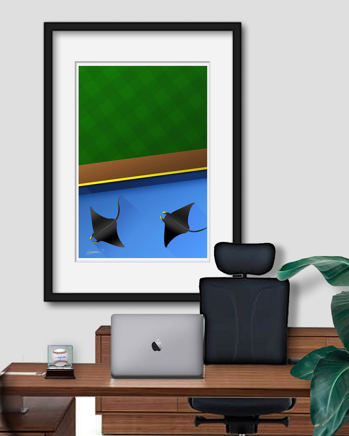 Minimalist Tropicana Field