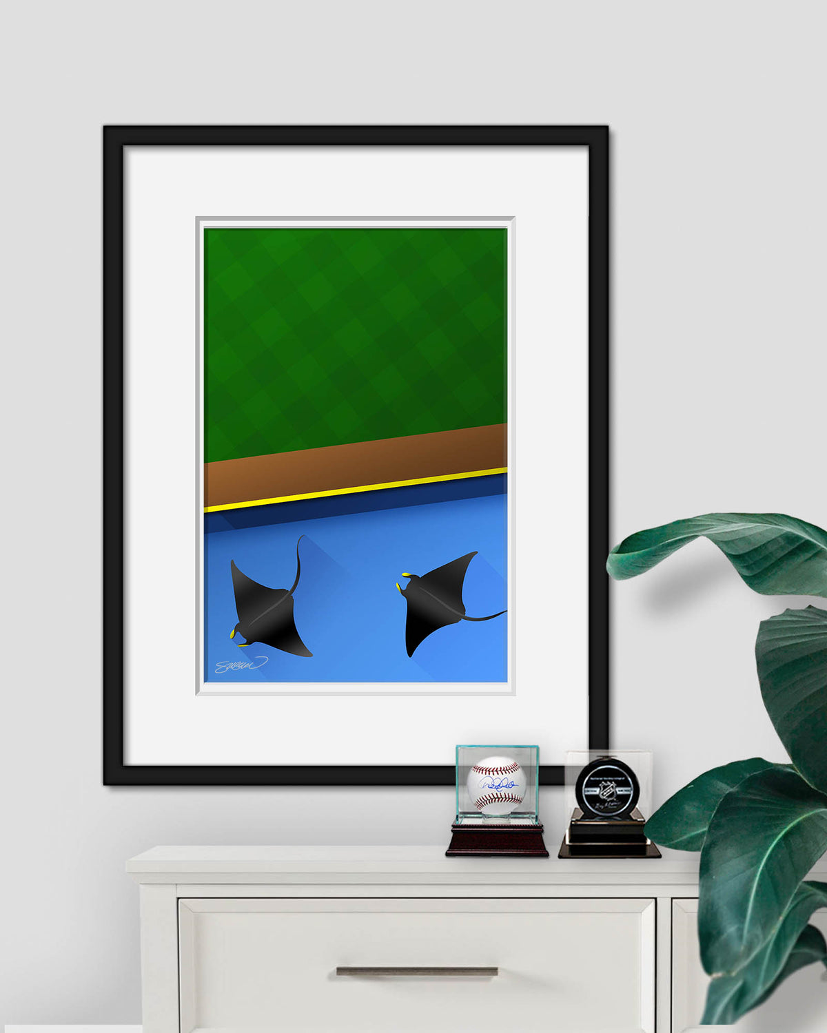 Minimalist Tropicana Field