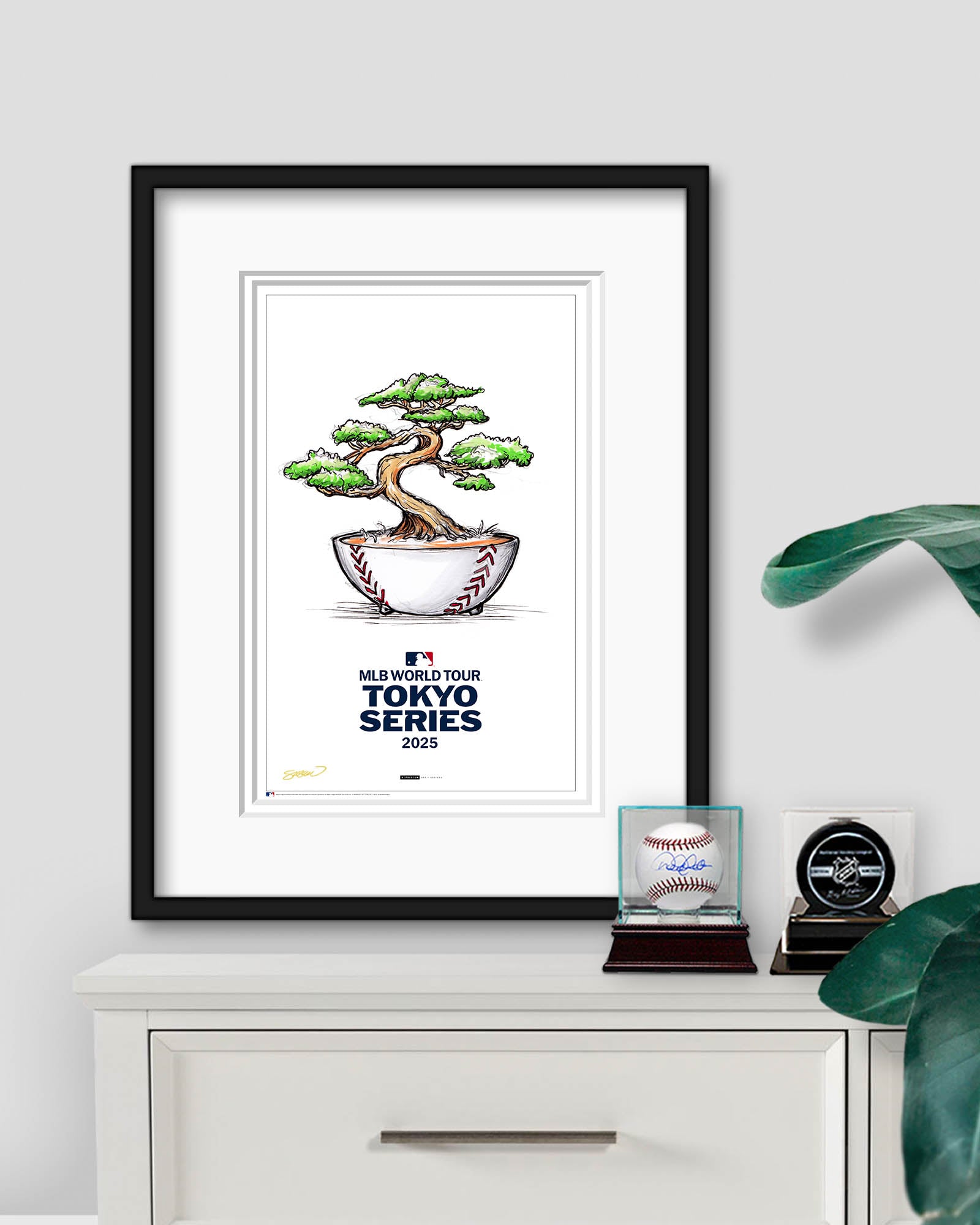 2025 東京シリーズ Preston アートプリント ロサンゼルス ドジャース 2025 MLB Tokyo Series Sketch Limited Edition Art Prints – S