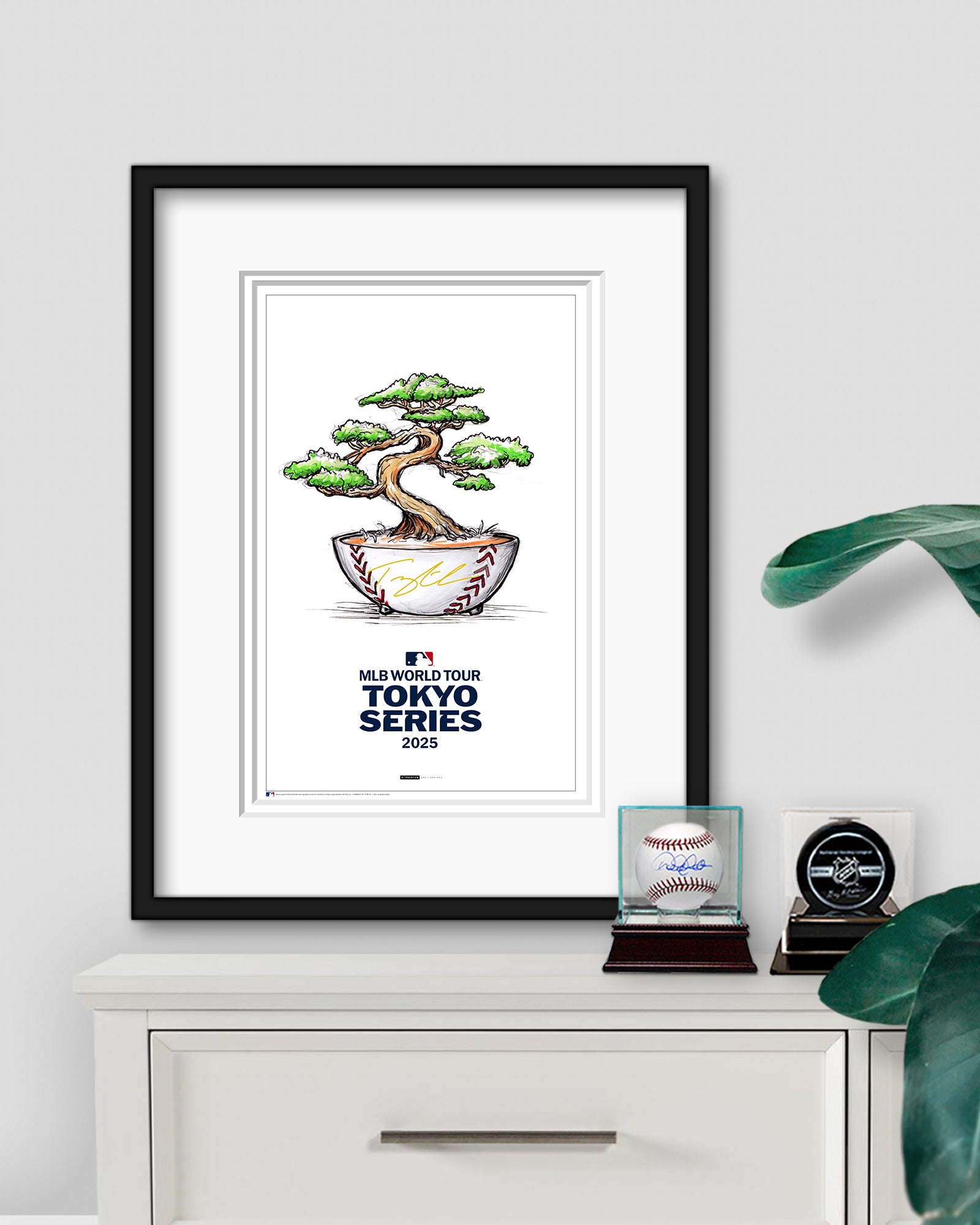 2025 MLB Tokyo Series Sketch Limited Edition Art Prints – S