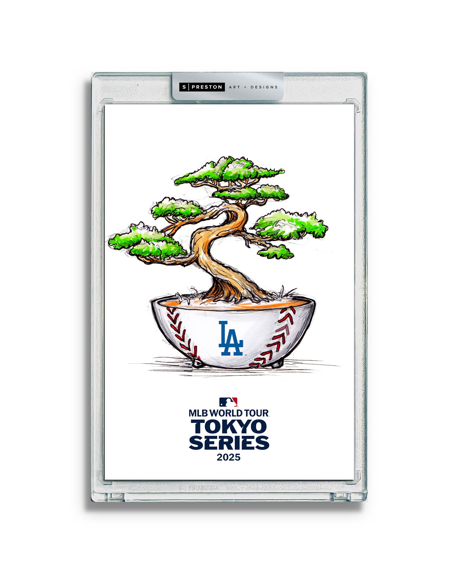 2025 東京シリーズ Preston アートプリント ロサンゼルス ドジャース TKO25lad-tokyo-series-2025-SB-