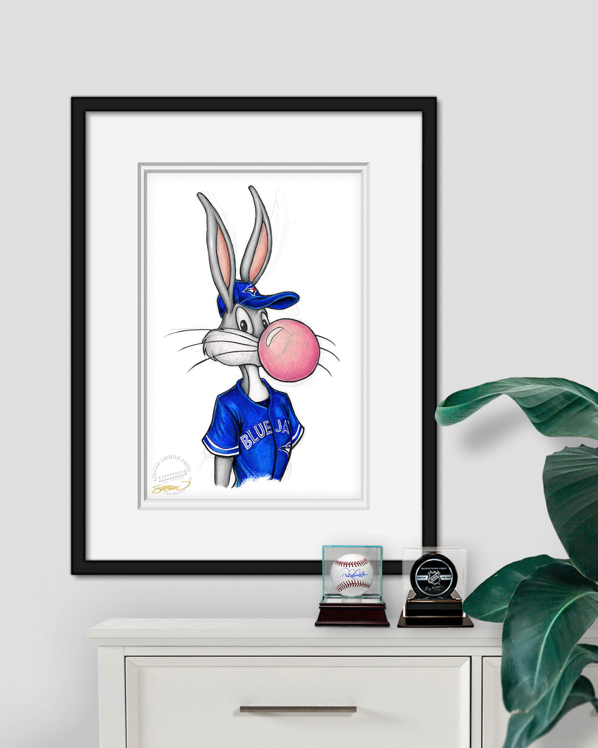 Bubblegum Bugs x MLB Blue Jays Limited Edition Art Print