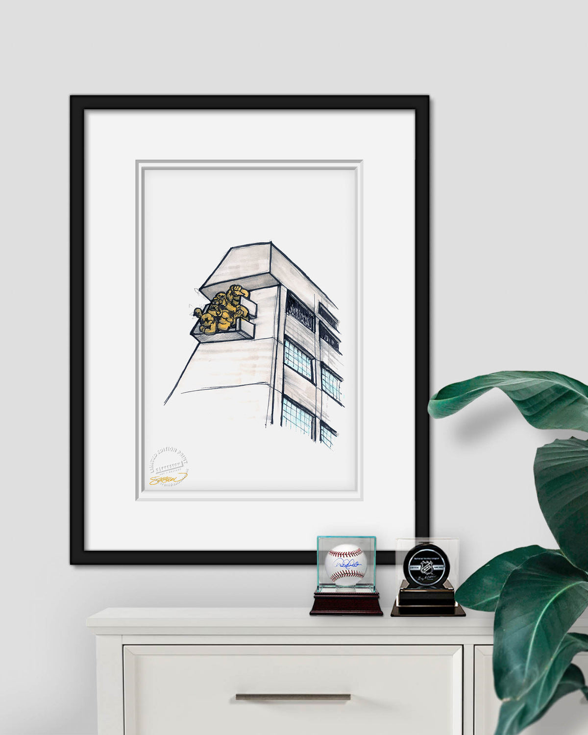 Rogers Centre Ink Sketch Limited Edition Fine Art Print