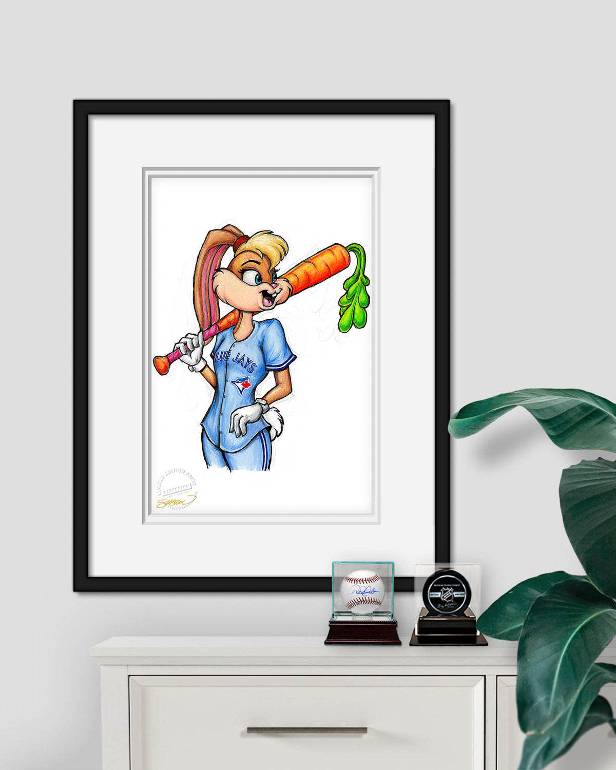 Lola Bunny x MLB Blue Jays Limited Edition Fine Art Print