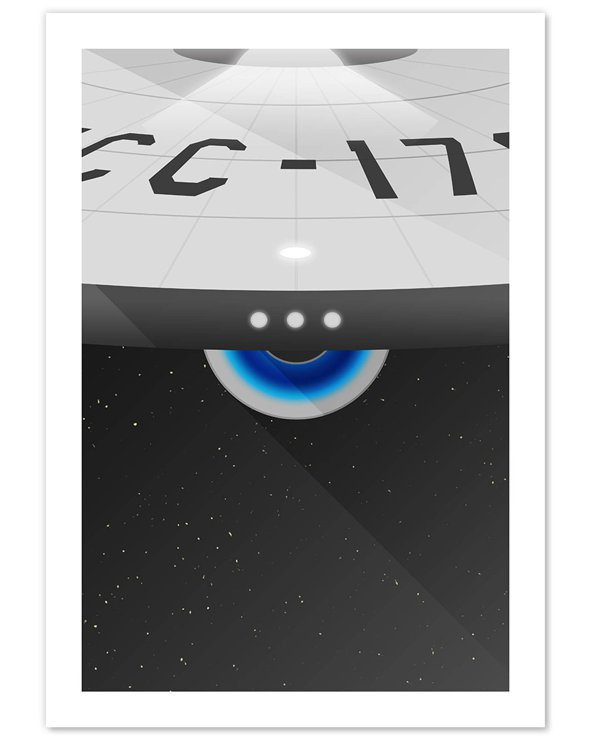 Minimalist Enterprise Fine Art Print